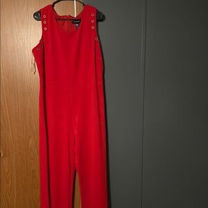 Elegant Red Jumpsuit